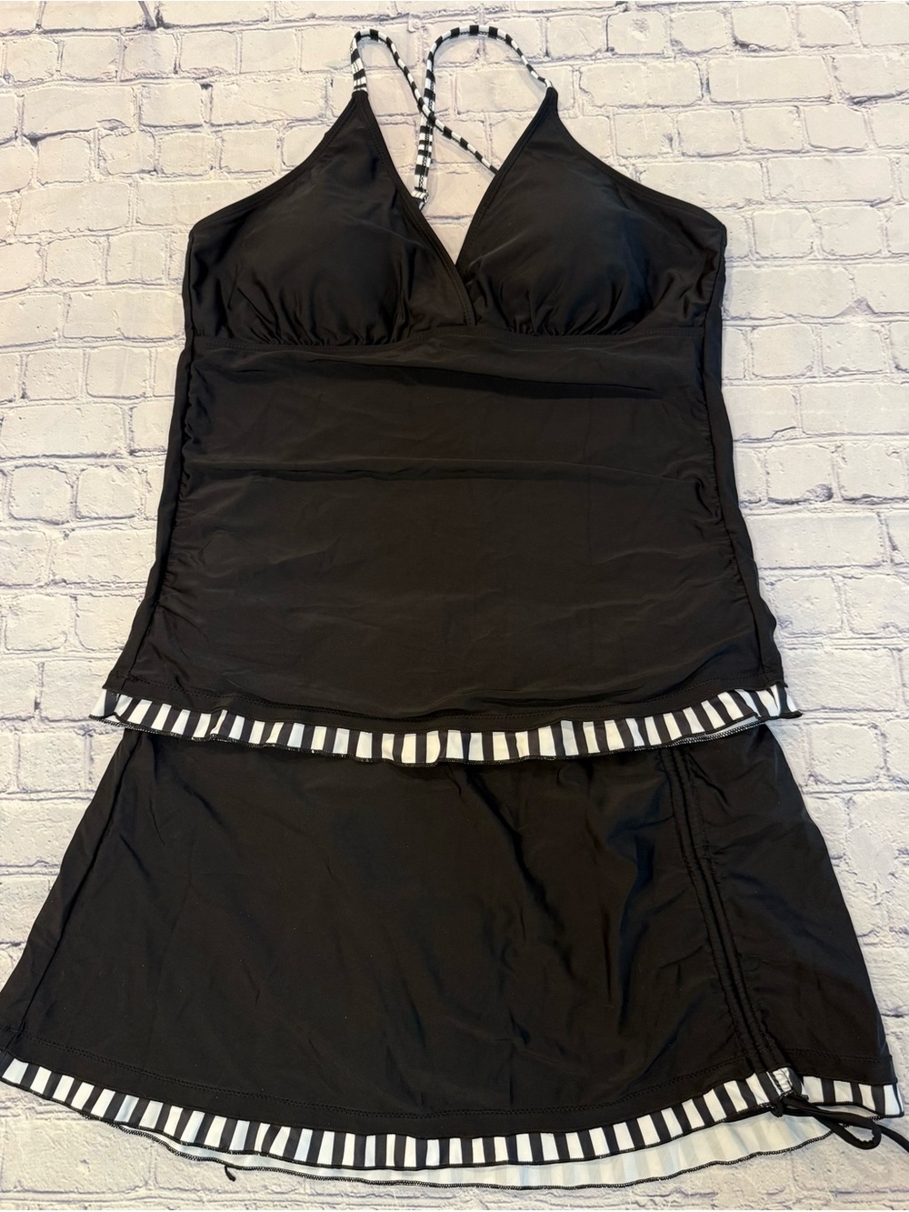 Daci Two-Piece Tankini Swimsuit with Skirt